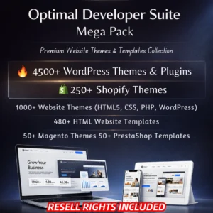 Optimal Developer Suite Mega Pack – Build, Design, Sell & Profit!