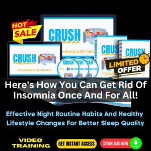 Crush Insomnia Upgrade Package (Masterclass Video Course)