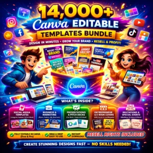 14,000+ Canva Templates Bundle