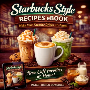 Starbucks Style Recipes eBook – Make Your Favorite Drinks at Home!