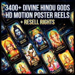 3400+ Divine Hindu Gods HD Motion Poster Reels